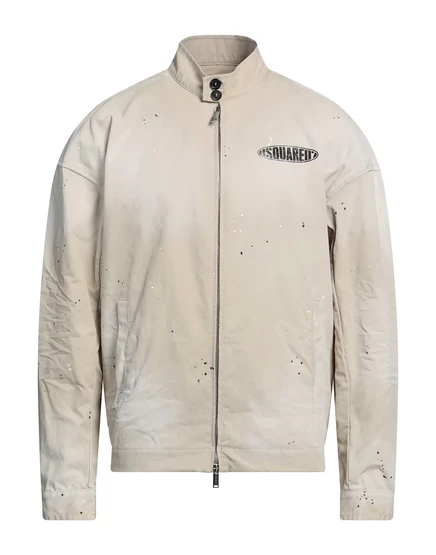 Мужская куртка DSquared2 Harrington, бежевая