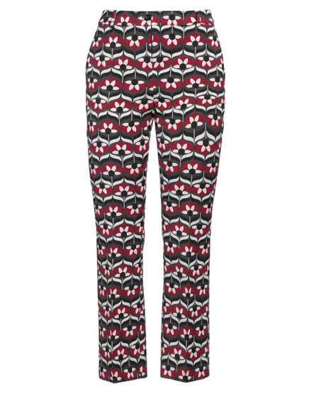 Женские брюки Boutique Moschino PAPERMAG, прямые, черные