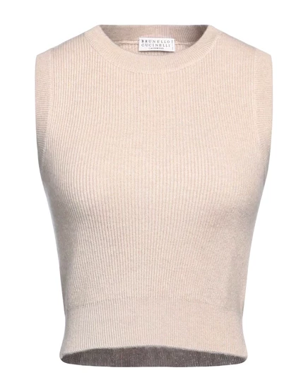 Женский свитер Brunello Cucinelli Papermag, песочный