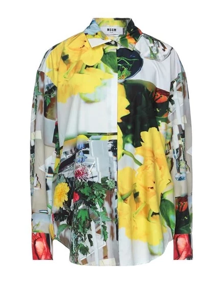 MSGM Pубашка жёлтый