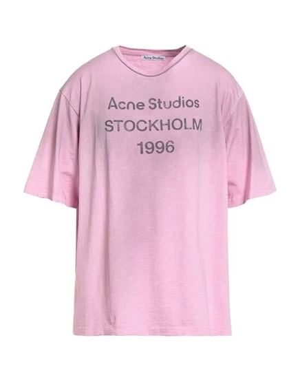 ACNE STUDIOS Футболка розовый