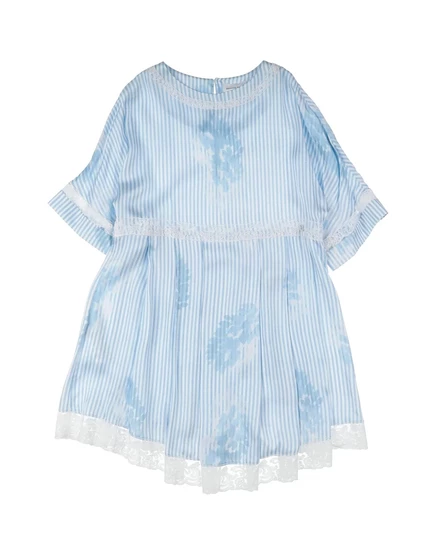 Платье для девочек Ermanno Scervino Junior, голубое