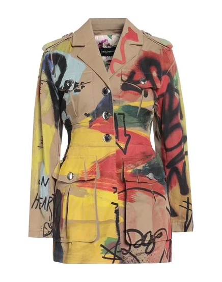 DOLCE&GABBANA Куртки и пиджаки бежевый