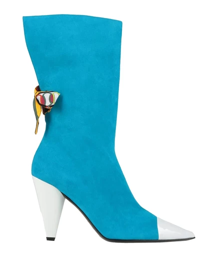 Женские сапоги Pucci, лазурные