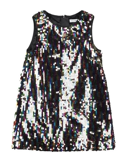 Детское платье Dolce & Gabbana с пайетками, фуксия