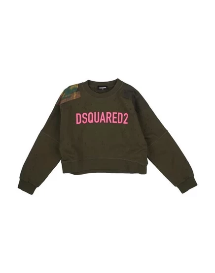 DSQUARED2 Толстовка зелёный милитари