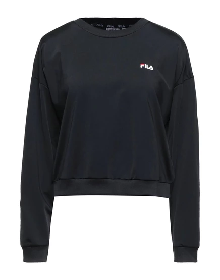 Женская толстовка FILA PAPERMAG с логотипом, чёрная