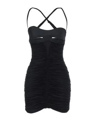 MUGLER Короткое платье чёрный