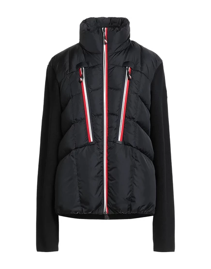 Женская короткая пуховая куртка Moncler Grenoble Papermag, чёрная