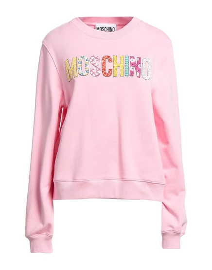 Женский свитшот Moschino BRACCIALIN, розовый