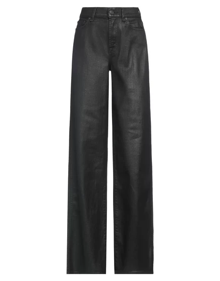 Женские джинсы 7 For All Mankind Lotta Laguna клеш, чёрные