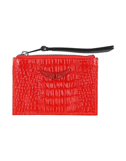 Женское портмоне для карт Zadig & Voltaire, оранжевое