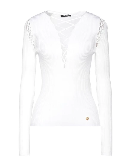 Женский свитер Balmain, белый