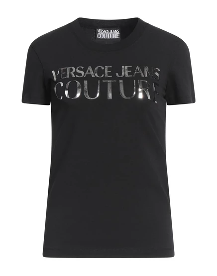 Женская футболка Versace Jeans Couture Wonderwoman, черная