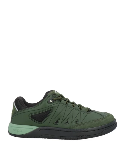 Мужские кеды Kenzo, зелёные милитари