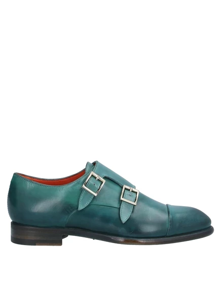 Женские лоферы Santoni Jadr, изумрудные