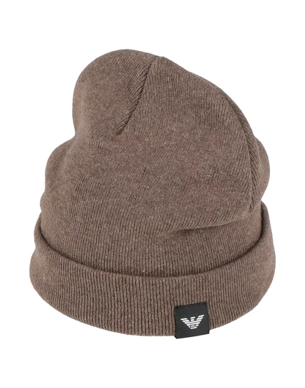 Мужской берет Emporio Armani вязаный, хаки