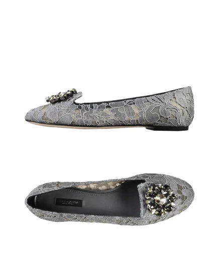 Женские лоферы Dolce & Gabbana Lorenz_SP, серые