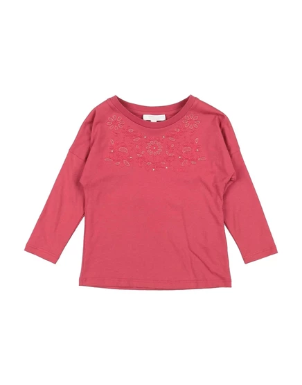 Женская футболка Chlo CHLOÉ BABY с вышивкой, античная роза