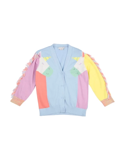 Детский кардиган Stella McCartney Kids, голубой