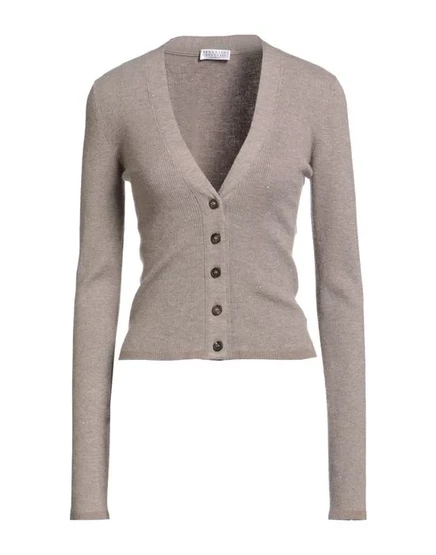 BRUNELLO CUCINELLI Кардиган светло-коричневый
