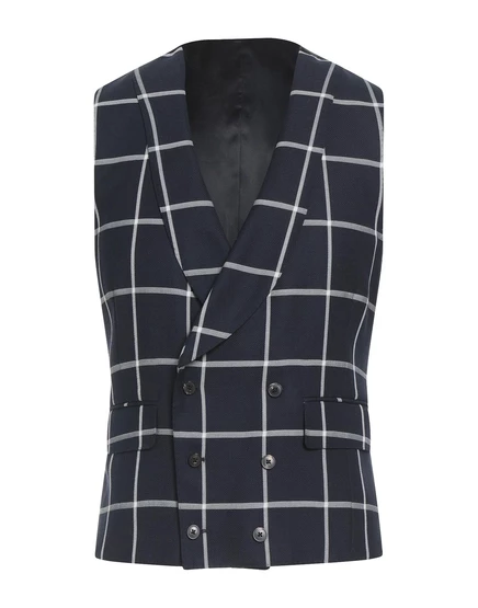 GABRIELE PASINI Tailored Vests иссиня-чёрный