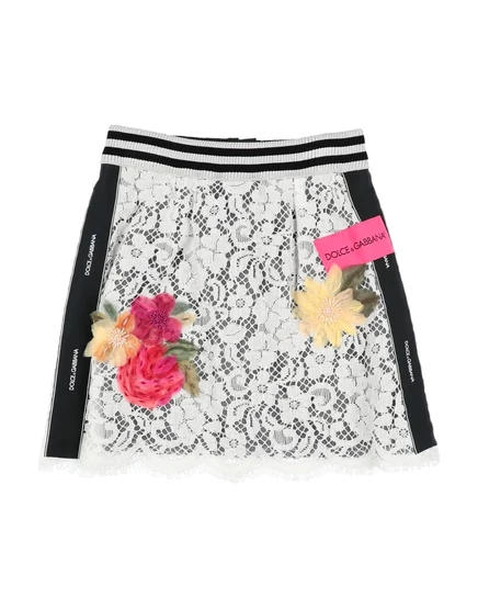 Детская юбка Dolce & Gabbana Promotion Junior, белая