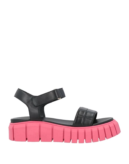 Женские босоножки Pollini Wonderwoman, черные