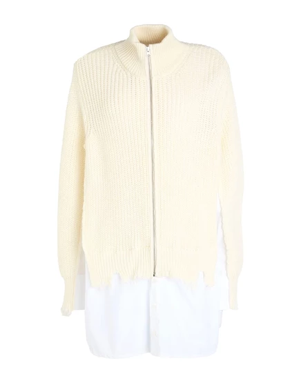 Женский кардиган MM6 Maison Margiela, цвета слоновой кости