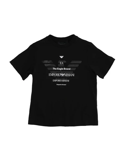 Мужская футболка Emporio Armani Promotion Kid, чёрная