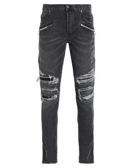 BALMAIN Джинсовые брюки чёрный