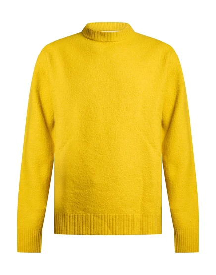 Мужской свитер Jil Sander из шерсти, горчичный