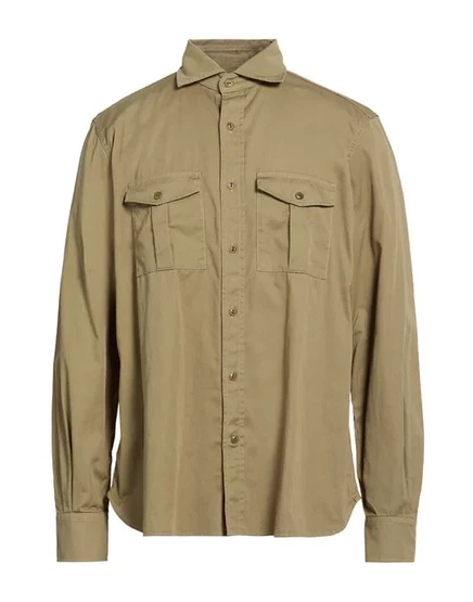 GLANSHIRT Pубашка зелёный милитари