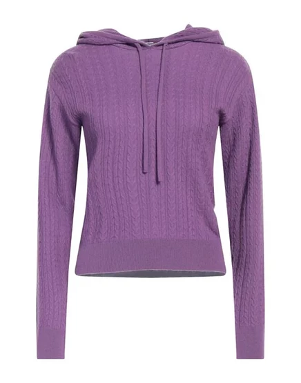 Женский свитер Stella McCartney с капюшоном, фиолетовый
