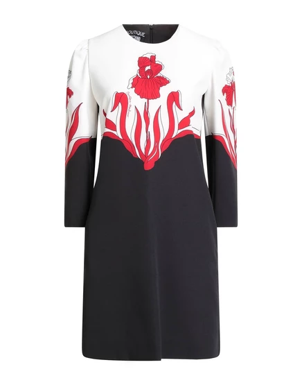 Женское платье-футляр Boutique Moschino WONDERWOMAN, черное