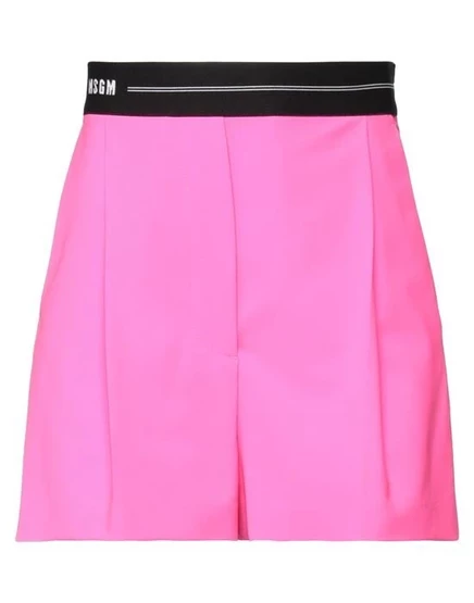 Женские шорты MSGM, шерстяные, фуксия