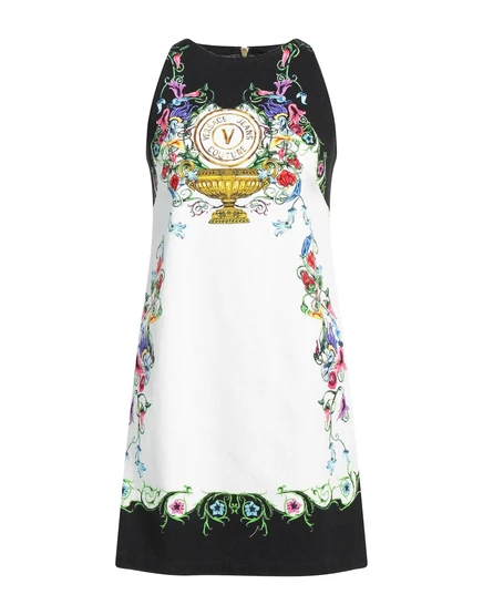 Женское мини-платье Versace Jeans Couture, белое