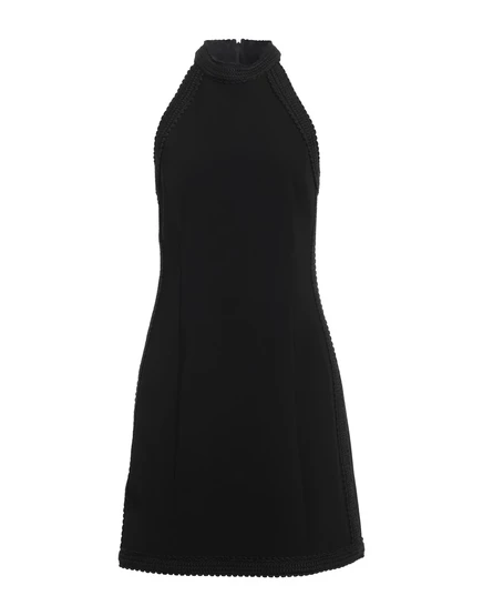 Расклешенное платье Boutique Moschino Papermag, черное