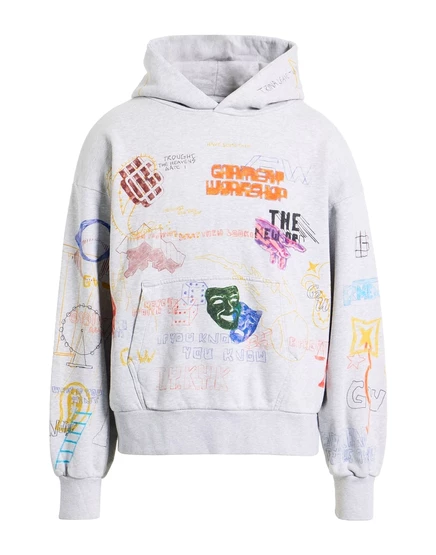 Мужское худи Garment Workshop Papermag, серое