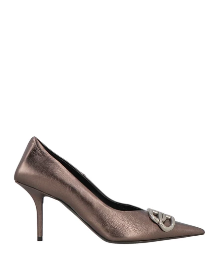 Женские туфли Balenciaga Pumps кожаные, бронзовые