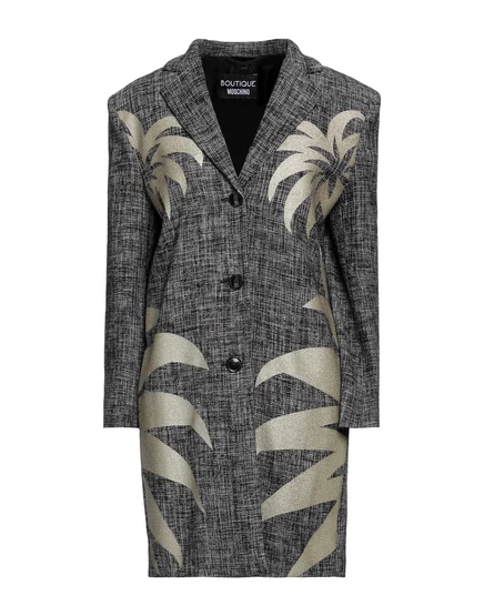 Женское пальто Boutique Moschino Papermag, черное