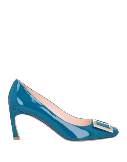 Женские туфли Roger Vivier Lorenz_SP, темно-бирюзовые