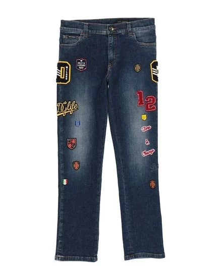 DOLCE&GABBANA Джинсовые брюки синий