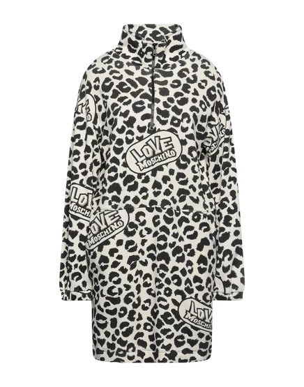 Женское платье-футболка Love Moschino JADR, молочное