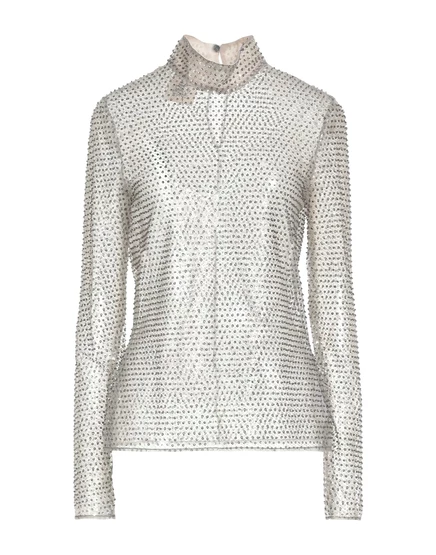 Женский топ Semicouture JADR, серебристый