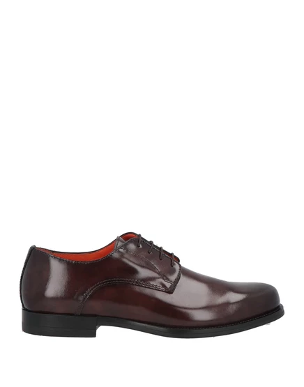 Мужские дерби Santoni, шоколадно-коричневые