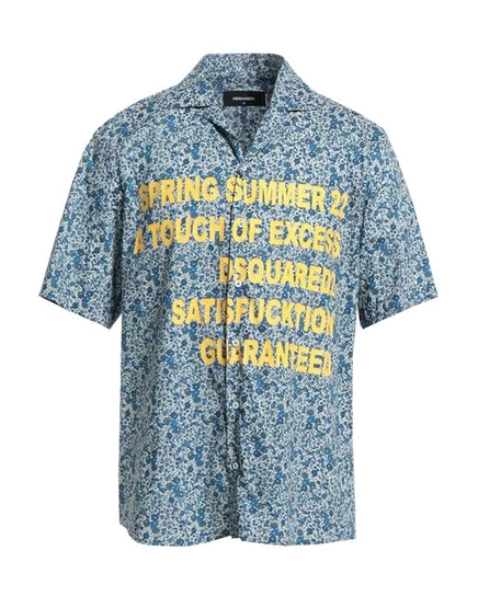 DSQUARED2 Pубашка синий