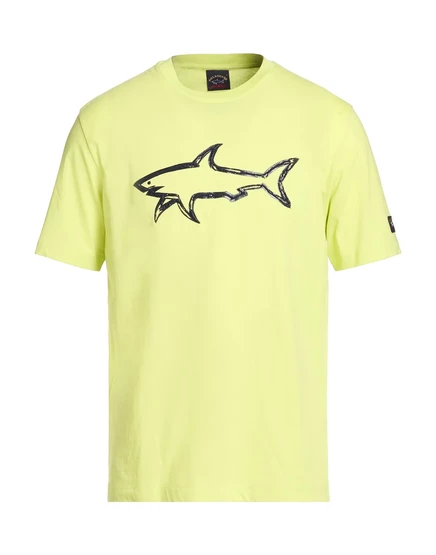 Мужская футболка Paul & Shark, лаймовая