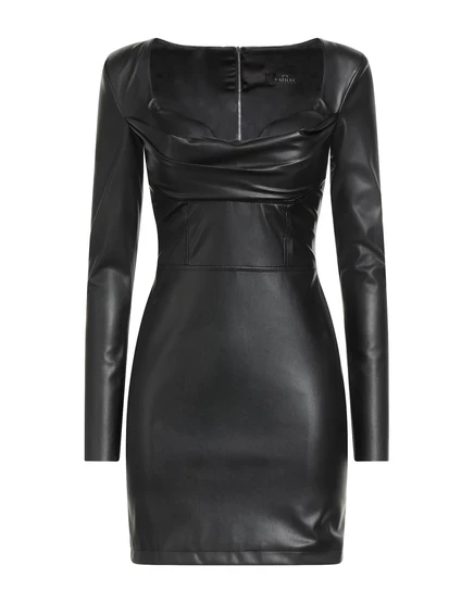 Женское мини-платье MATILDE COUTURE Lorenz_SP, чёрное
