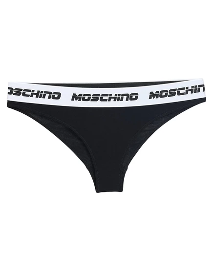 Женские трусы Moschino PAPERMAG, черные